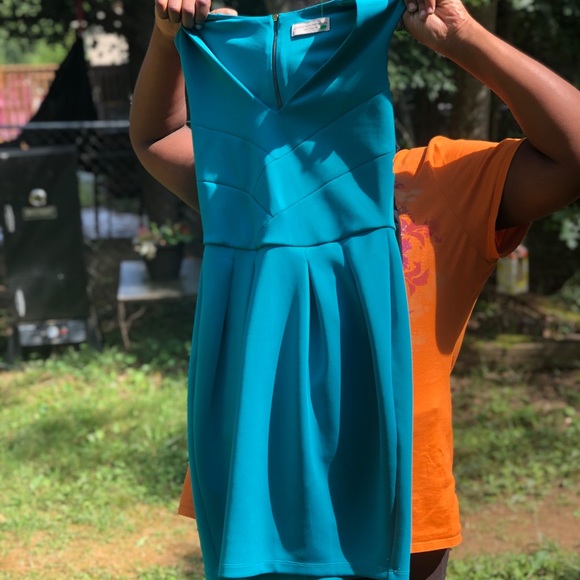 dorothy perkins teal dress